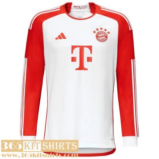 Football Shirts Bayern Munich Home Mens Long Sleeve 2023 2024