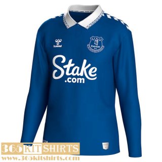 Football Shirts Everton Home Mens Long Sleeve 2023 2024