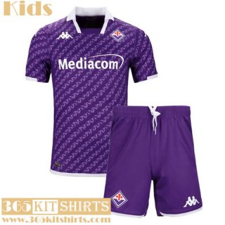 Football Shirts Fiorentina Home Kids 2023 2024