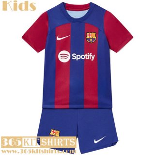 Football Shirts Barcelona Home Kids 2023 2024