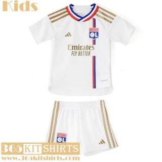 Football Shirts Lyon Home Kids 2023 2024