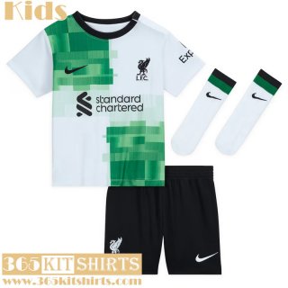 Football Shirts Liverpool Away Kids 2023 2024