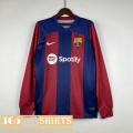 Football Shirts Barcelona Home Long Sleeve Mens 2023 2024