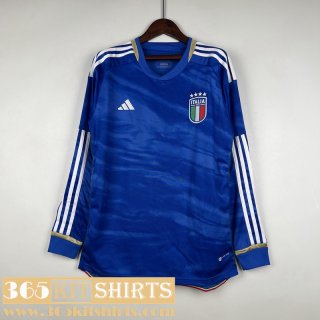 Football Shirts Italy Home Long Sleeve Mens 2023 2024