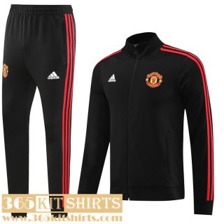 Jacket Manchester United black Mens 2023 2024 JK732
