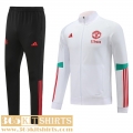 Jacket Manchester United White Mens 2023 2024 JK741