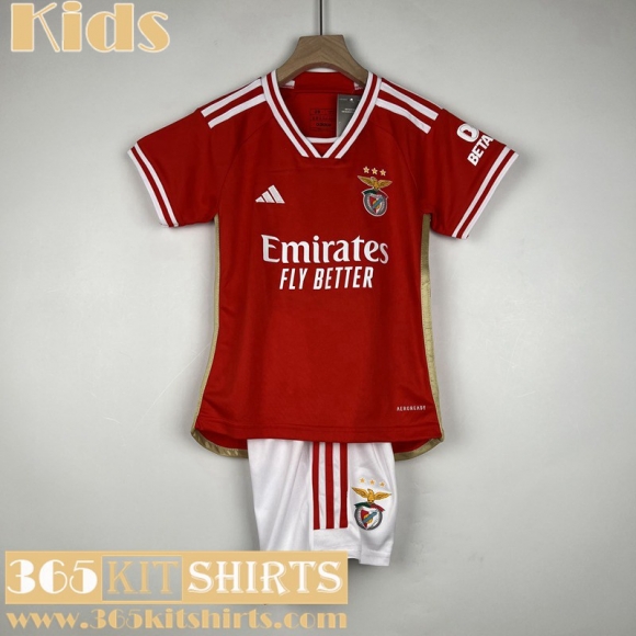 Football Shirts Benfica Home Kids 2023 2024 MK34