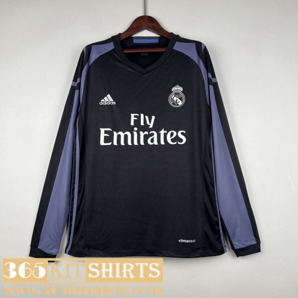 Retro Football Shirts Long Sleeve Real Madrid Third Mens Long Sleeve 16/17 FG282