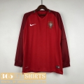 Retro Football Shirts Long Sleeve Portugal Home Mens Long Sleeve 2016 FG285