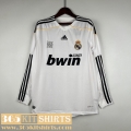 Retro Football Shirts Long Sleeve Real Madrid Home Mens Long Sleeve 09/10 FG298