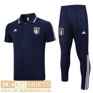 Polo Shirt Italy Navy blue Mens 2023 2024 PL694