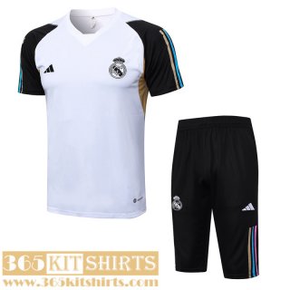 Training T Shirt Real Madrid White Mens 2023 2024 TG893
