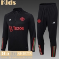 KIT: Training Manchester United black Kids 2023 2024 TK630