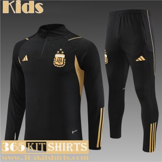 KIT: Training Argentina black Kids 2023 2024 TK649