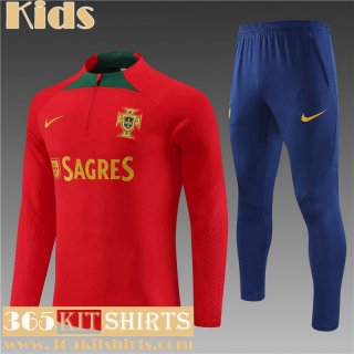 KIT: Training Portugal red Kids 2023 2024 TK658