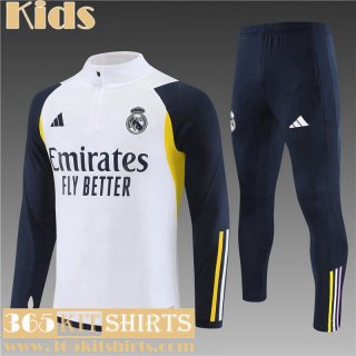 KIT: Training Real Madrid White Kids 2023 2024 TK661