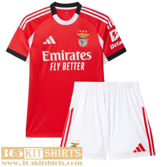 Football Shirts Benfica Home Kids 25 26