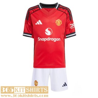 Football Shirts Manchester United Home Kids 25 26