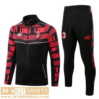 Jacket AC Milan Black Red Mens 22 23 JK481