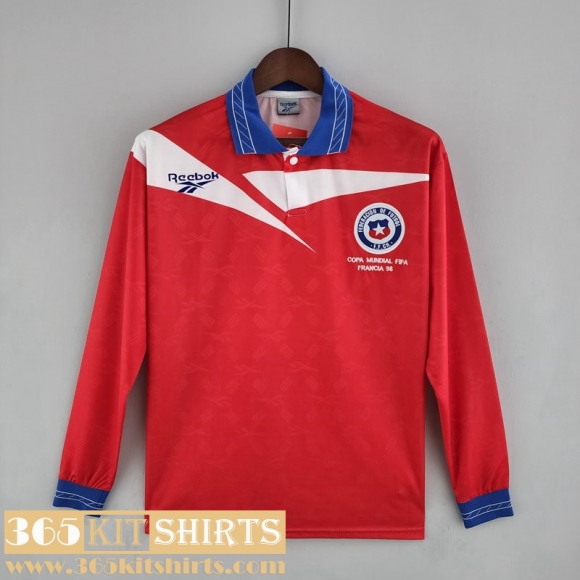 Retro Football Shirts Chile Home Mens Long Sleeve 1998 FG171