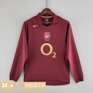 Retro Football Shirts Arsenal Home Mens Long Sleeve 05 06 FG181
