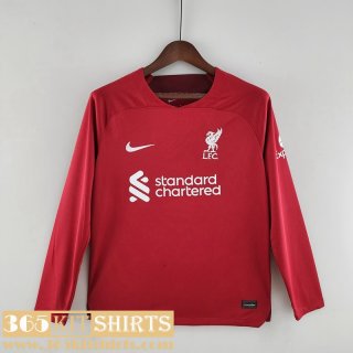 Football Shirts Liverpool Home Mens Long Sleeve 2022 2023 KL05