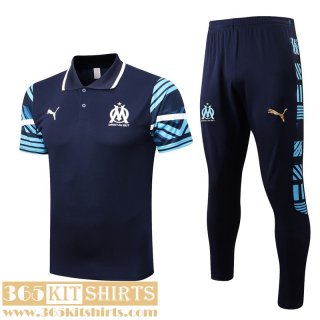 Polo Shirt Marseille blue Mens 22 23 PL606