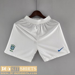 Football Shorts Brazil White Mens 2022 DK167