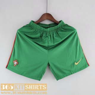 Football Shorts Portugal Green Mens 2022 DK173
