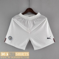 Football Shorts Manchester City White Mens 22 23 DK182