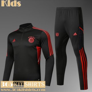 KIT:Training Bayern Munich black Kids 22 23 TK344