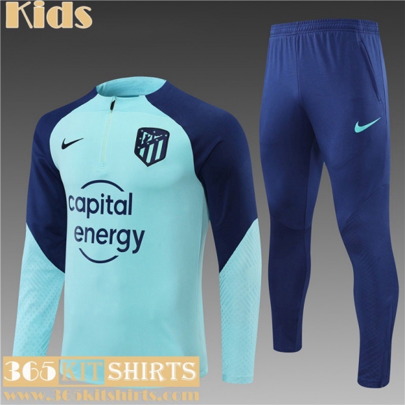 KIT:Training Atletico Madrid blue Kids 22 23 TK314