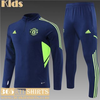 KIT:Training Manchester United blue Kids 22 23 TK328