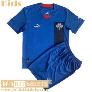 Football Shirts Iceland Home Kids 2022