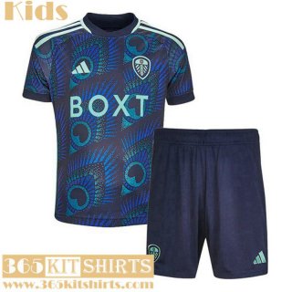 Football Shirts Leeds United Away Kids 2023 2024