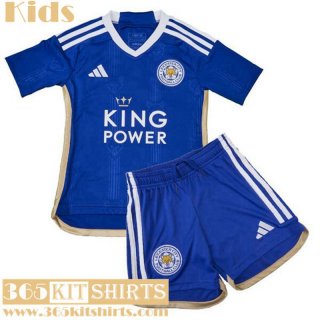 Football Shirts Leicester City Home Kids 2023 2024