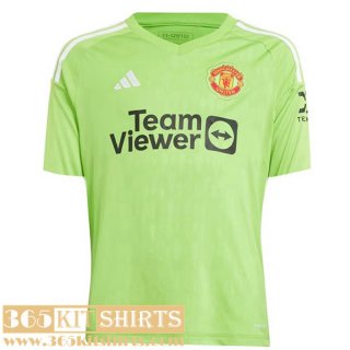 Football Shirts Manchester United Goalkeepers Mens 2023 2024 TBB139