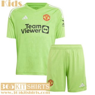 Football Shirts Manchester United Goalkeepers Kids 2023 2024 TBB140