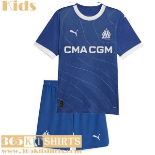 Football Shirts Marseille Away Kids 2023 2024