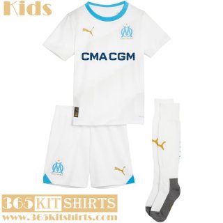 Football Shirts Marseille Home Kids 2023 2024