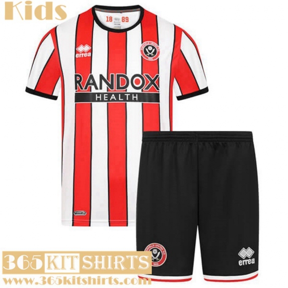 Football Shirts Sheffield United Home Kids 2023 2024