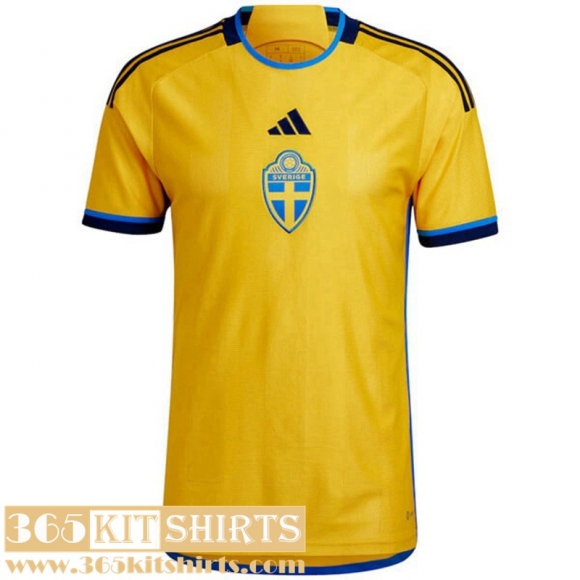 Football Shirts Sweden Home Mens 2022