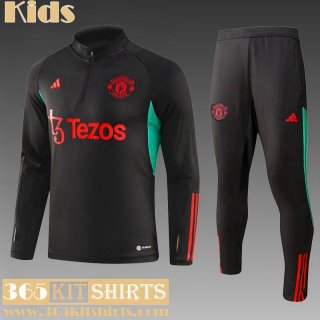 Training Manchester United black Kids 2023 2024 TK709