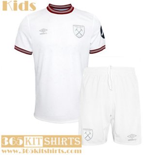 Football Shirts West Ham United Away Kids 2023 2024