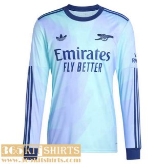 Football Shirts Arsenal Third Mens Long Sleeve 2024 2025