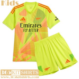 Football Shirts Arsenal Goalkeepers Kids 2024 2025