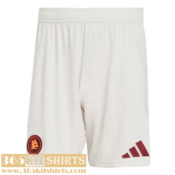 Football Shorts AS Roma Away Mens 2024 2025 P470