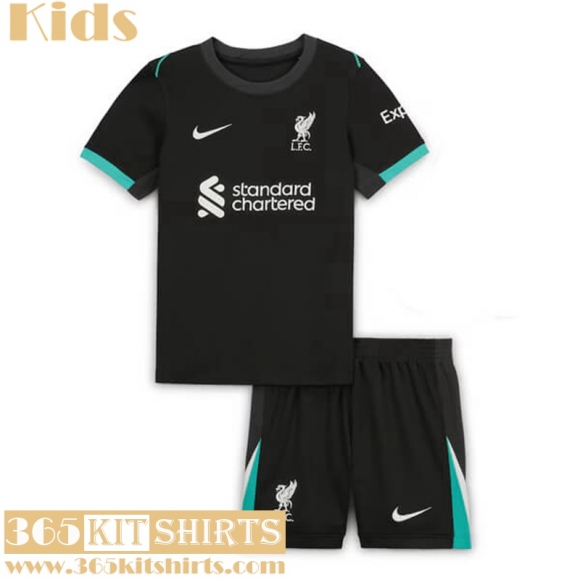 Football Shirts Liverpool Away Kids 2024 2025