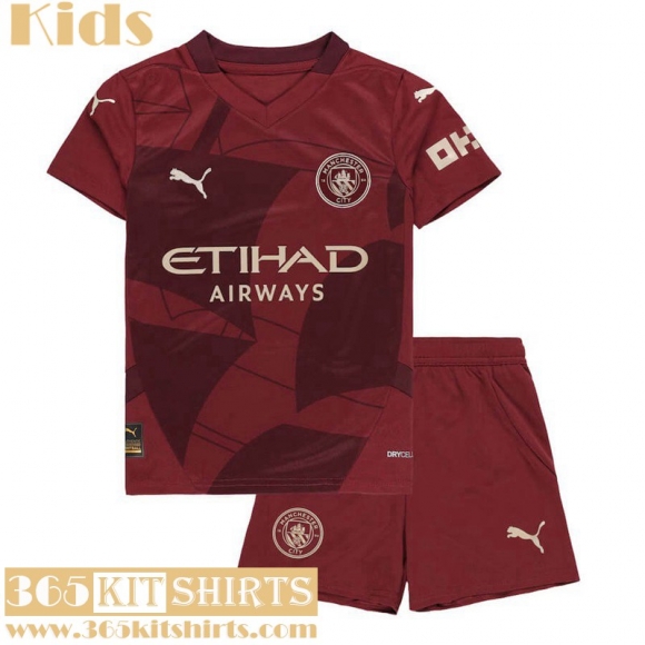 Football Shirts Manchester City Third Kids 2024 2025