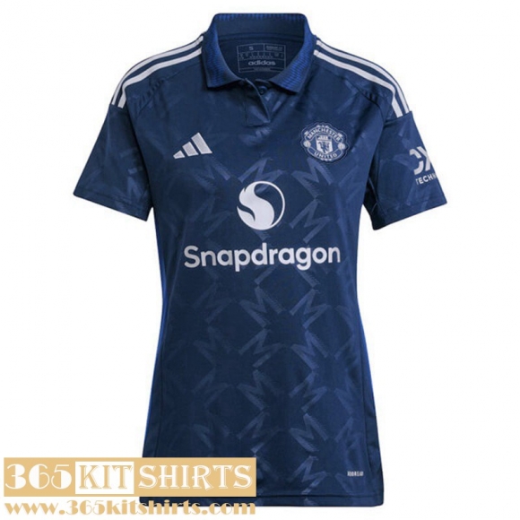 Football Shirts Manchester United Away Womens 2024 2025